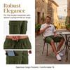 Men's Color Cargo Shorts with Elastic Waist and Drawstring - Multi-Pocket Lightweight Comfortable for Summer Casual