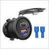2026 Super Fast 120W Car Charger with 4 Ports (2 USB + 2 USB-C) & Digital Display