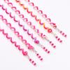 6PCS/lot Rainbow Color Headband Cute Girls Hair Band Crystal Long Elastic Hair Bands Headwear Hair Accessories