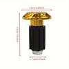 2pcs Universal Motorcycle Bar End Cap CNC Full Alloy for Handle Grip Motor Handlebar End Motorcycle Decoration Handle Plug Grip Stop