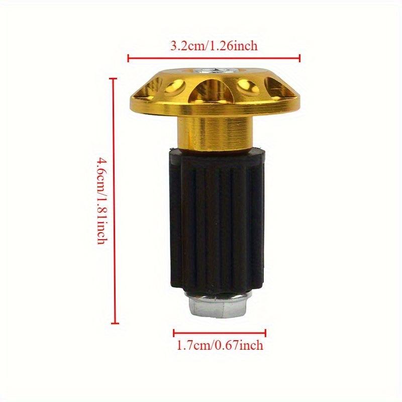 2pcs Universal Motorcycle Bar End Cap CNC Full Alloy for Handle Grip Motor Handlebar End Motorcycle Decoration Handle Plug Grip Stop