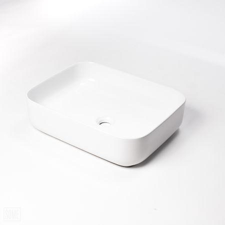 Snello countertop washbasin 50X39 CM rectangular white