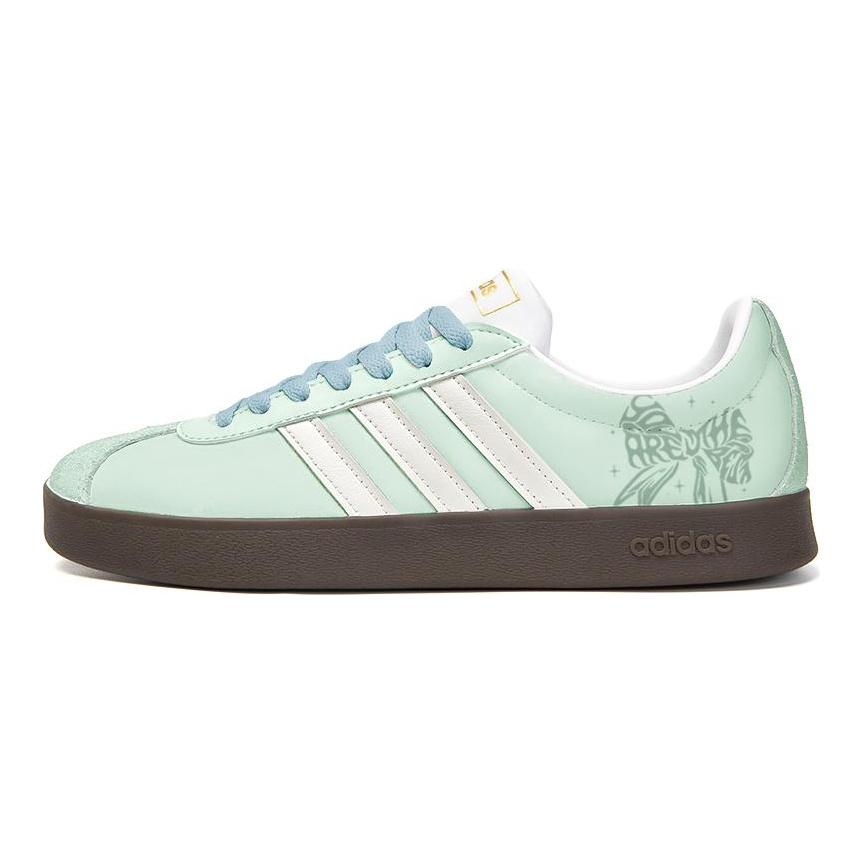 Adidas Neo VL Court 2.0 Slip Resistant Slip Resistant Low top Skateboard Shoes Unisex Green White ID6015(Team189-)