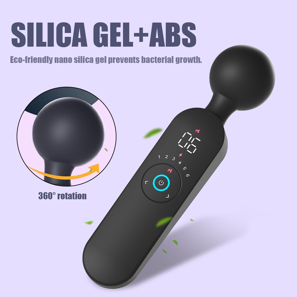 Clitoris AV Vibrator G Spot Smart Heating Magic Wand Masturbator 12 Modes 6 Speeds Female Private Orgasm Adult Sex Toy for Women