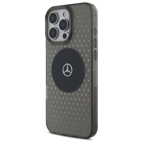 Mercedes Mehmp16L23Hcpk Iphone 16 Pro    6.3 Czarny/Black Hardcase Mb Case Star Pattern Magsafe