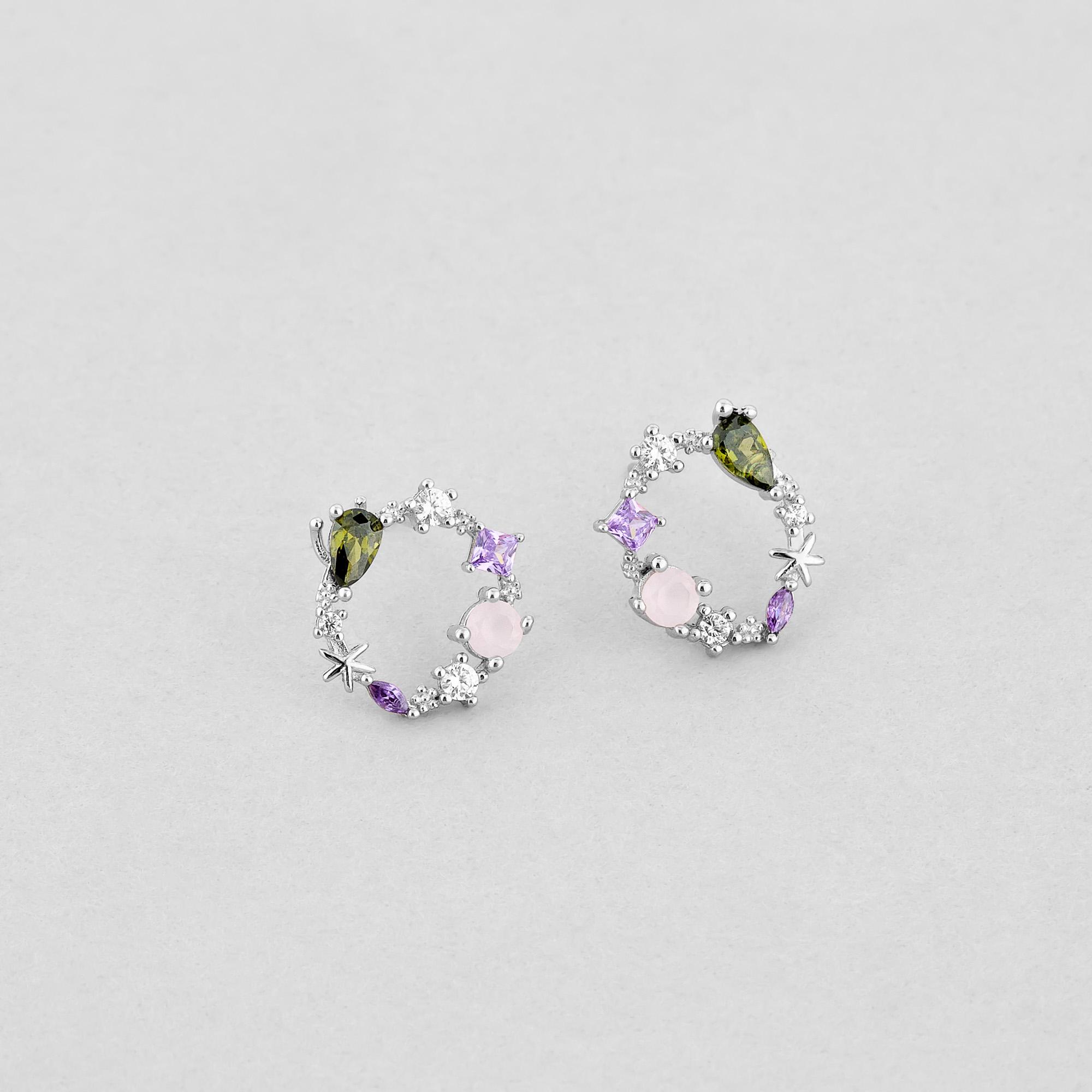 

Сережки Святковість срібний