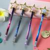 1 Piece Cute Cartoon Crystal Gel Ink Pens Kawaii Stationery Material Office School Supplies Gifts Gel Pen