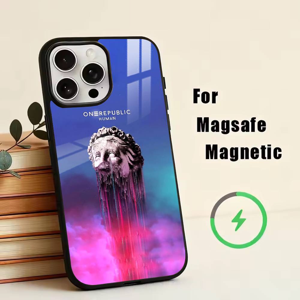 OO-OneRepublic  Phone Case For iPhone17,16,15,14,13,12,11 Plus,Pro Magnetic with Magsafe Wireless Charging