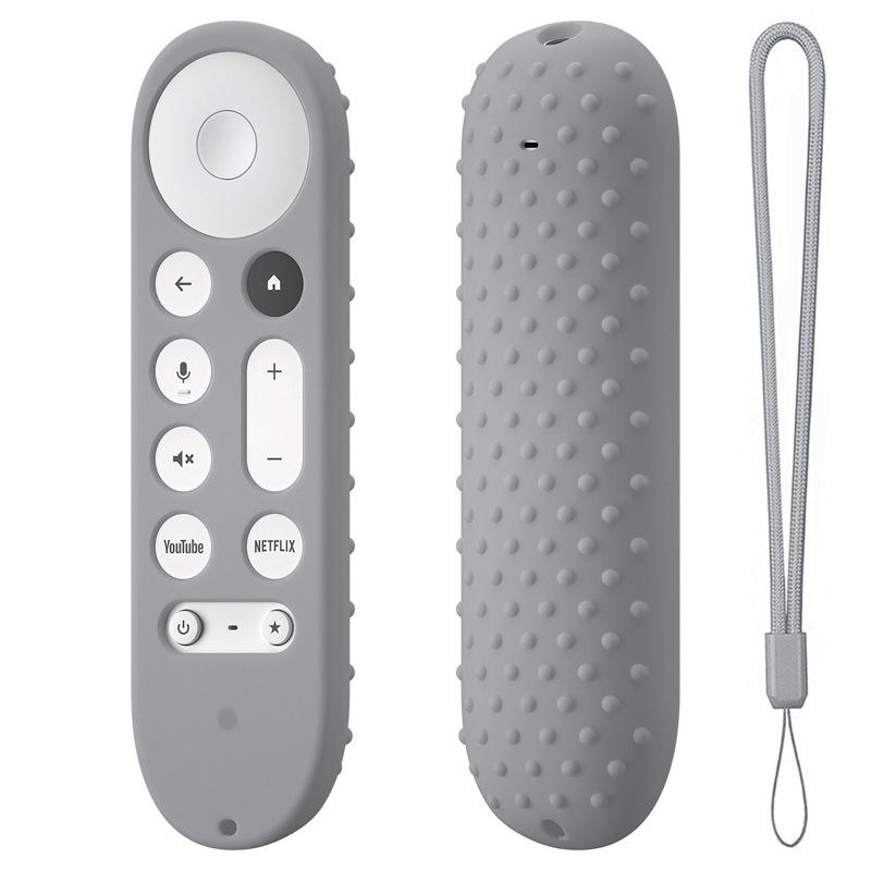 Soft Non-slip Silicone Case For Google TV Remote Control Protective Cover Shell for Streamer 4K TV 2025 Voice Remote Control
