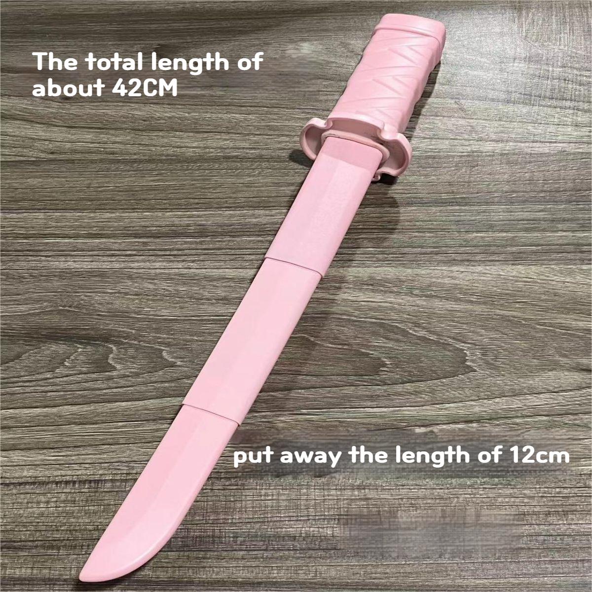 

Выдвижной самурайский меч, игрушки, лезвие меча, 3d гравитация, прямые игрушки для снятия стресса, средние модные креативные игрушки-симуляторы