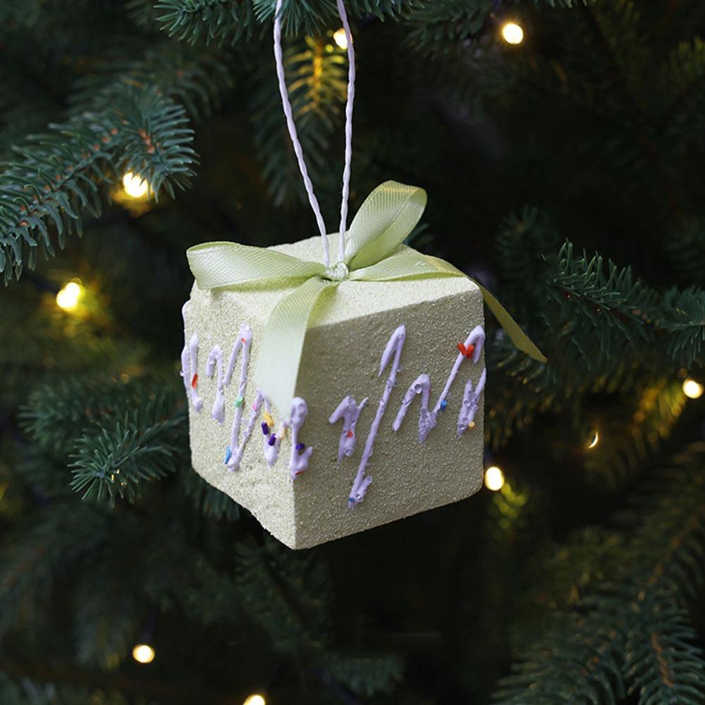 Green Christmas Hanging Decoration Cartoon Cane House Gift Candy Cake Ice Cream Hanging Pendants Photo Props Foam
