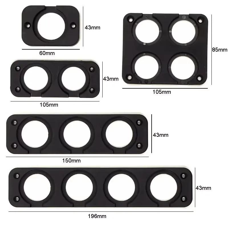 1/2/3/4 Loch USB Steckdosenleiste ABS Auto USB Ladeleiste Zigarettenanzünderleiste für Auto Marine Motorrad ATV Wohnmobil