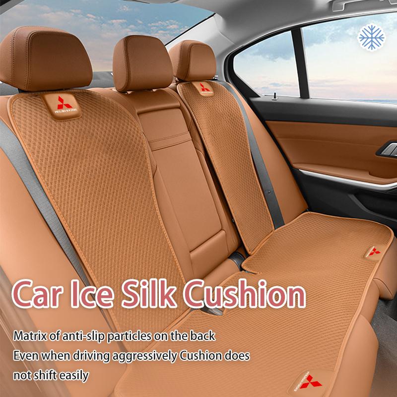 Car Seat Cover Ice Silk Protector Mat Pad Comfortable Auto Accessories For Mitsubishi Outlander Pajero Sport Lancer EX ASX L200 LO7