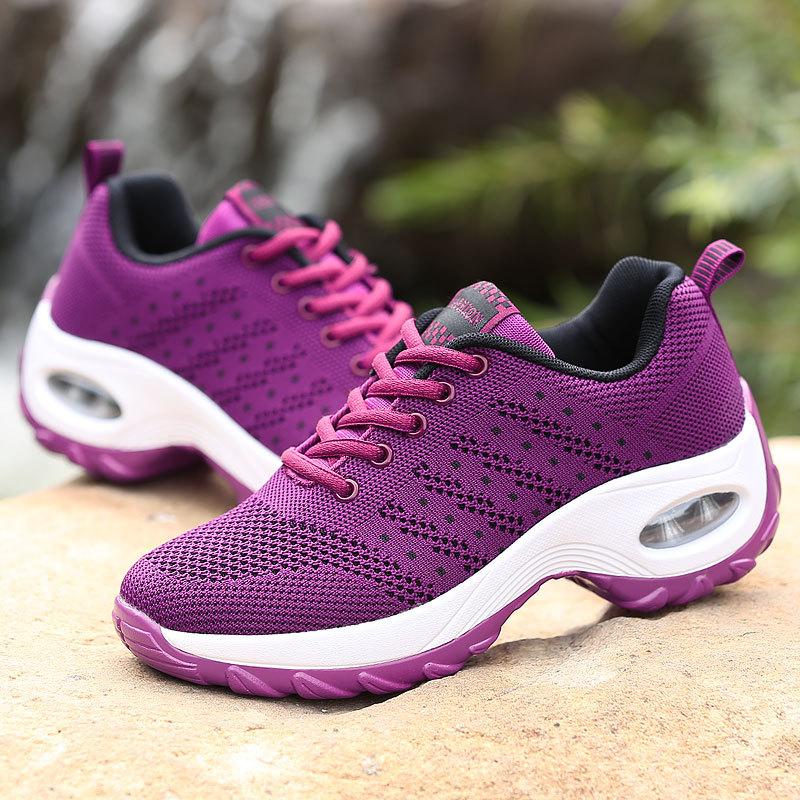 Spring New Fly-woven Platform Lace-up Dance Shoes Casual Shoes Women's Shoes