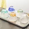 Japanese Style Colour Sake Glasses Creative Patterns Small Teacup 40ML 55ml Household Tavern Glass Cup Refined Kung Fu Tea Cup