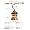 LED USB Desk Lamp Outdoor Emergency Flashlight Rechargeable Metal Vintage Hanging Camping Lamp Hanging Tent Lamp horse lantern