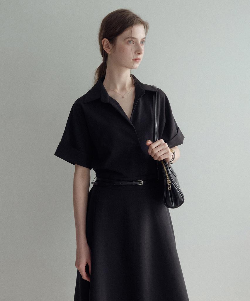 LENAV Esy Linen Kara One-Piece (Black)
