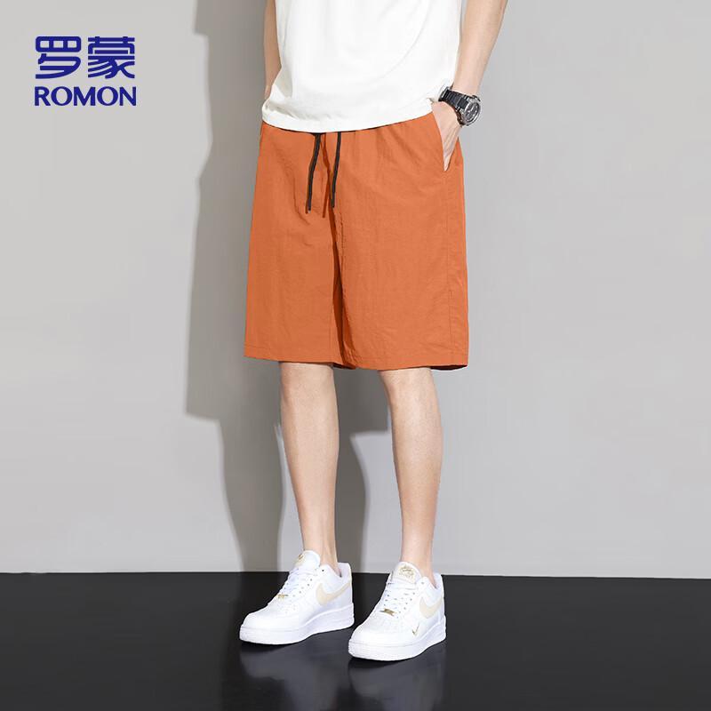 ROMON Men's Casual Drawstring Shorts ZH682
