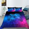 3D Game Player Quilt Pillowcase 3/2-piece Family Bedroom Bedding Set Single Bed Double Bed Full Size Household Bedding