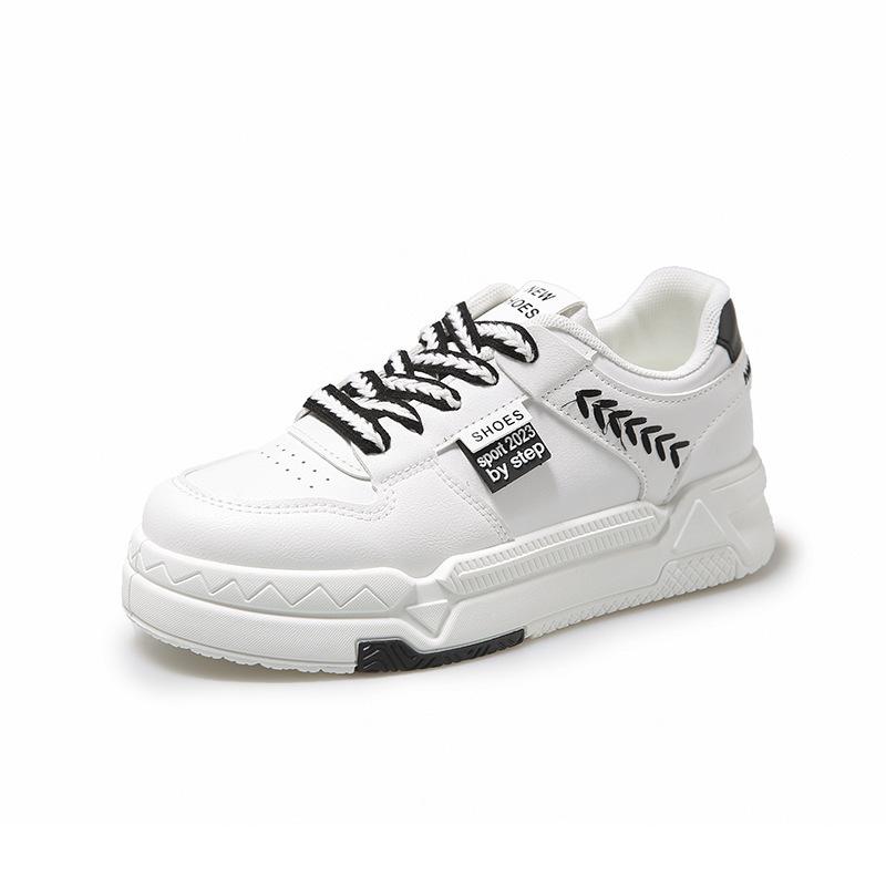 Весенние новые студенческие туфли на платформе — фото 4