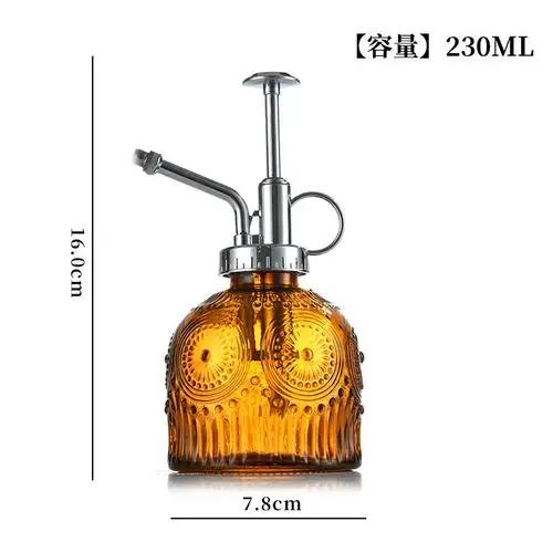 Gießkanne aus Glas im europäischen Stil, farbenfrohe Prägung, Haushaltsgießkanne, Gießkanne, Sukkulenten, Gartenarbeit, Dekoration