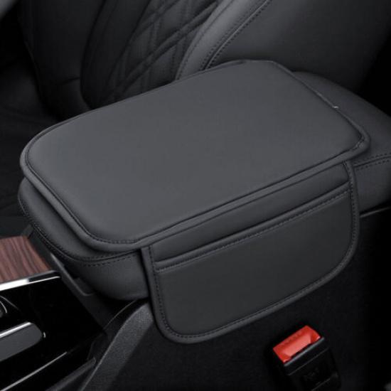Black 30.5*20CM Auto Car Armrest Cushion Cover Center Console Box Pad Protector