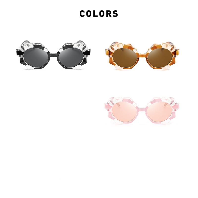 Irregular Plastic Frame Pink Lens Myopia Sunglasses With Degree Polarized Sun Glasses For Women Prescription 0 -0.5 -0.75 To -6