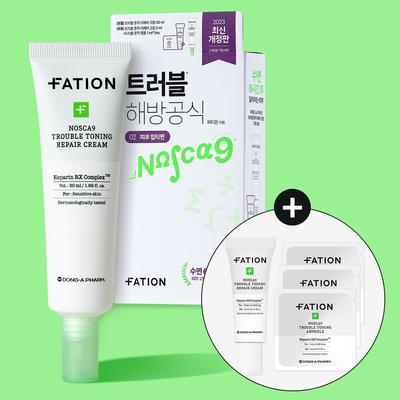 Nosca 9 Trouble Toning Repair Cream 50 ml Sonderset (+5 ml + Reparaturampulle 1 ml * 3 Stück)