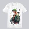 One Piece Printed T-shirt Bounty Hunter Zoro Casual Comfortable and High-quality Cotton Parent-child Wear