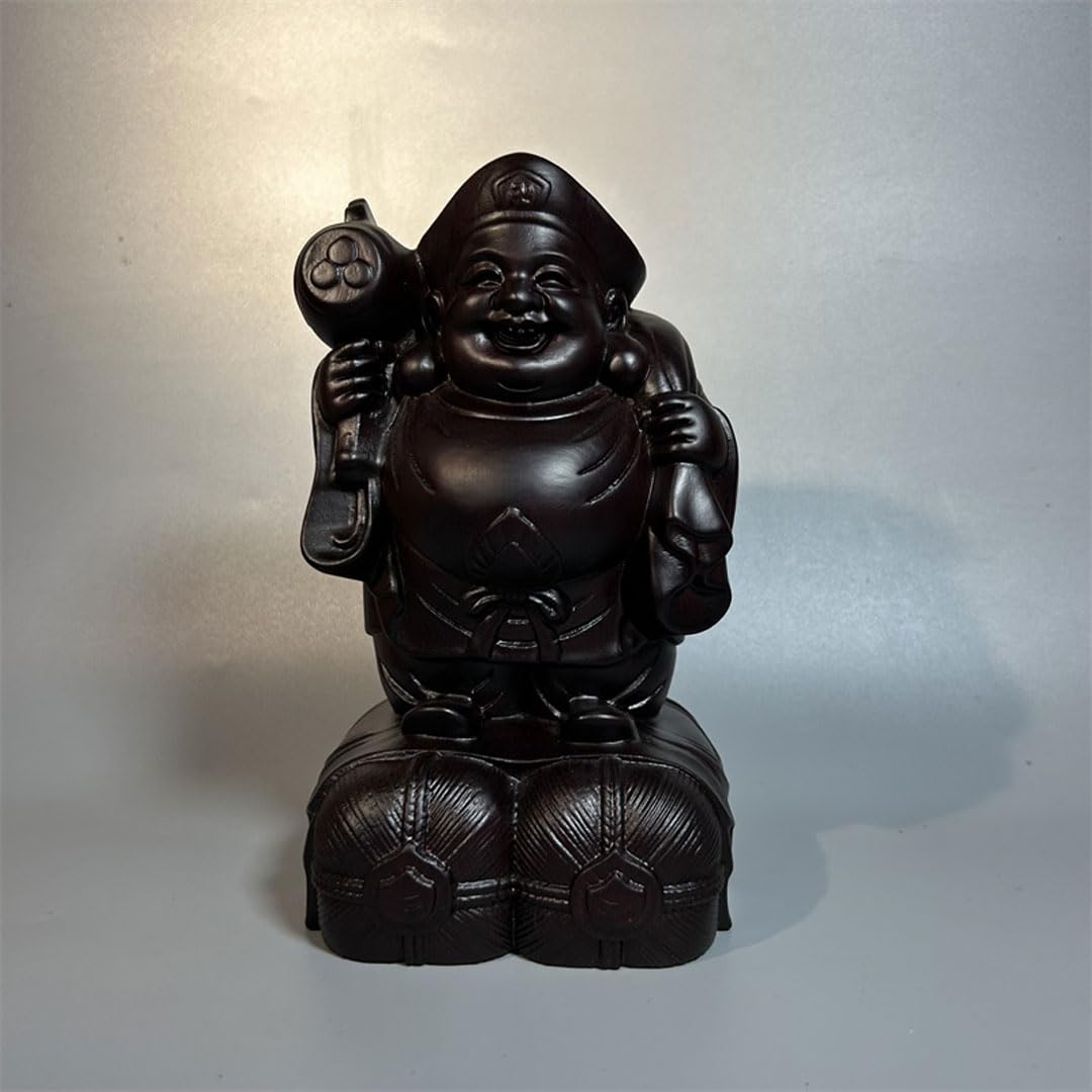 

Daikokuten, one of the Seven Lucky Gods, is a wooden carving of Daikokuten, made of ebony. This wooden statue is a talisman for business prosperity,