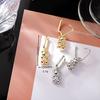Japanese-Korean Metal Cartoon Bear Ear Cuff Earrings: Stylish, Trendy, and Unique Fashion Accessories