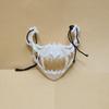 Party Skull Mask Long Teeth Demon Skeleton Half Face Mask Wolf Dragon Tiger Houjuu Nue Mask Cosplay Halloween Costume Props