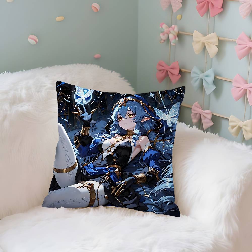 Layla Genshin Impact Pillow Case Throw Pillow Cover Nordic Vintage Style Cushion Covers Home Living Room Sofa Couch Seat