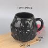Halloween Devil Eyes Funny Fashion Ceramic Coffee Cup Home Afternoon Tea Flower Tea Cup European Medium Temperature