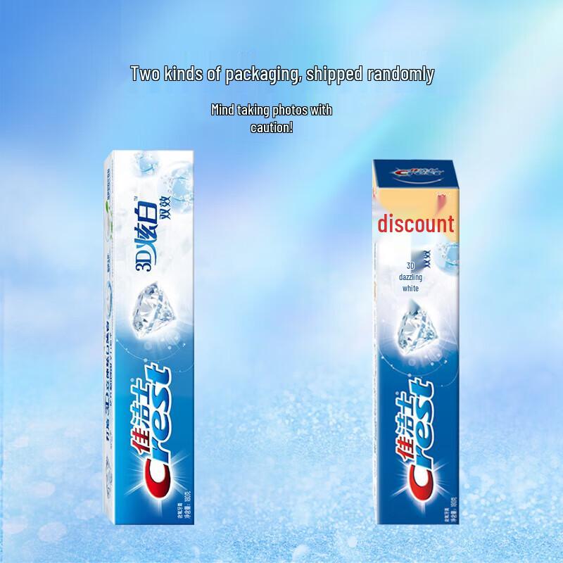Crest 3D White Dual Action Whitening Toothpaste