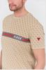 Guess Beżowy Męski T-Shirt Jamey Xl