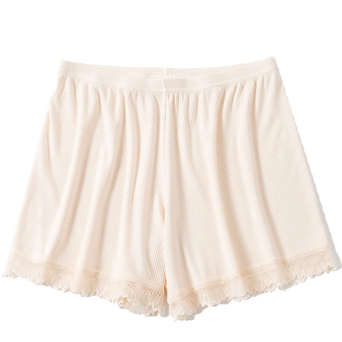 

Inner Cool Short Gray [CORELAVISH] Pettipants, Lace, Ribbed, Pants, Petticoat, Material, Anti-see-through, Culottes, Women s, White, Black, (Ivory) слоновая кость