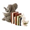 1 Pcs Elephant And Rabbit Reading Learning Statue Bookend Resin Animal Statue Decoration Home Decor