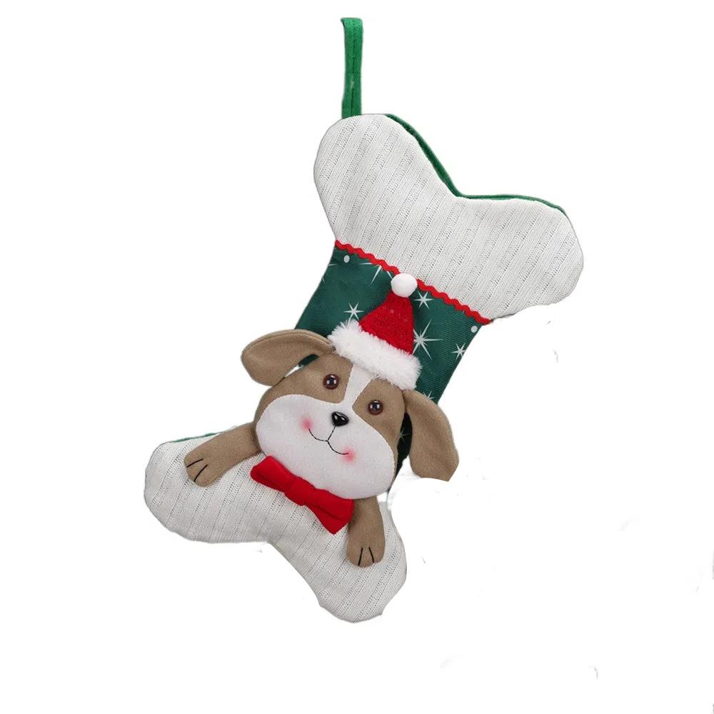 Kawaii Large Christmas Stocking Xmas Tree Ornaments Fireplace Christmas Stocking  Party Deco