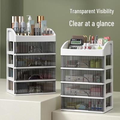 Mehrschichtiger Desktop-Aufbewahrungsorganizer für Haaraccessoires, Kosmetik, Schmuck und Schreibwaren Schubladenbox.