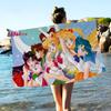 Hot Anime S-Sailor M-Moon Microfiber Beach Towel Absorbent Quick Dry Soft Yoga Swimming Resort Mountain Climbing Towel
