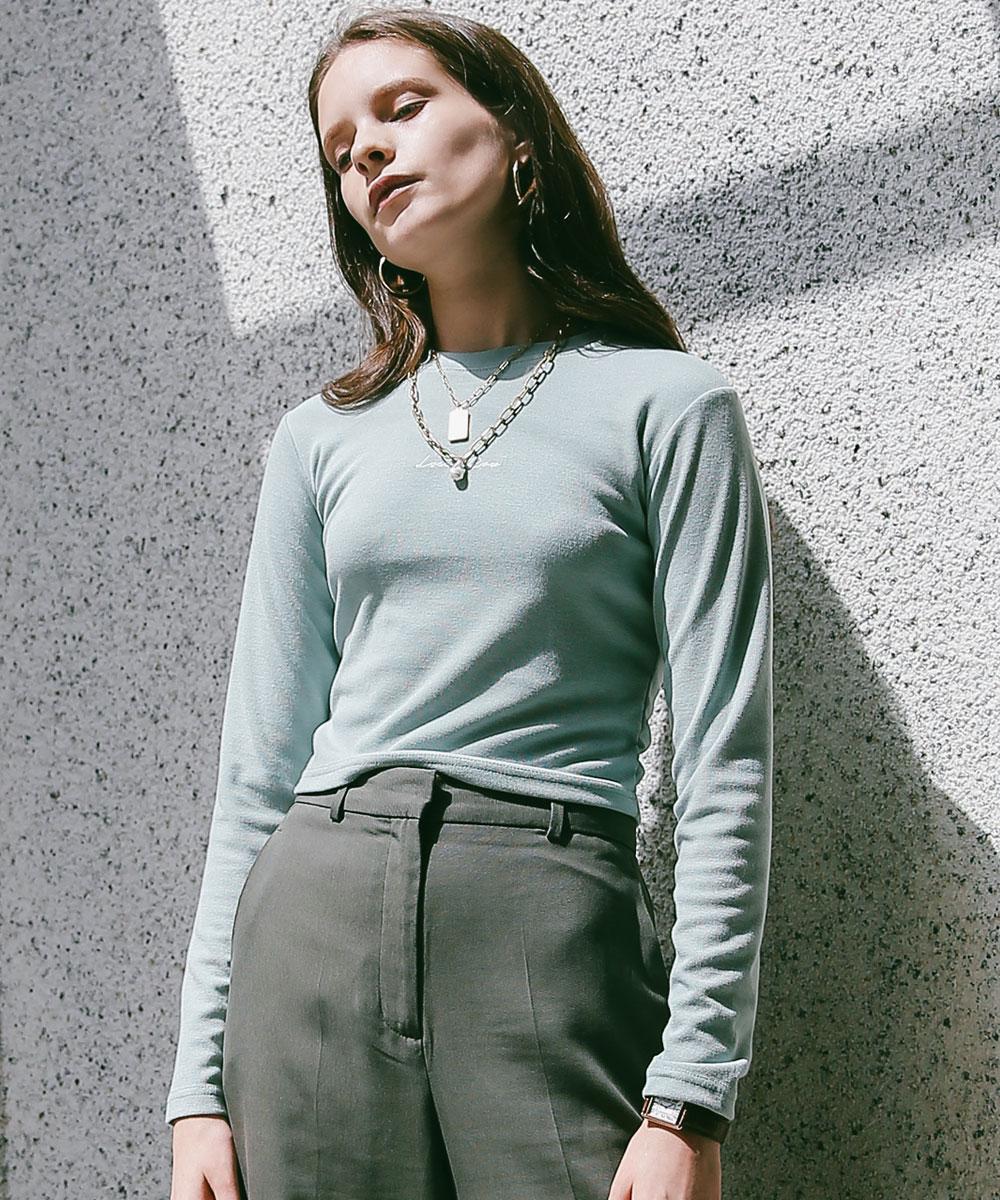 Rosiro Lossy Round Crop Tshirt Green Free