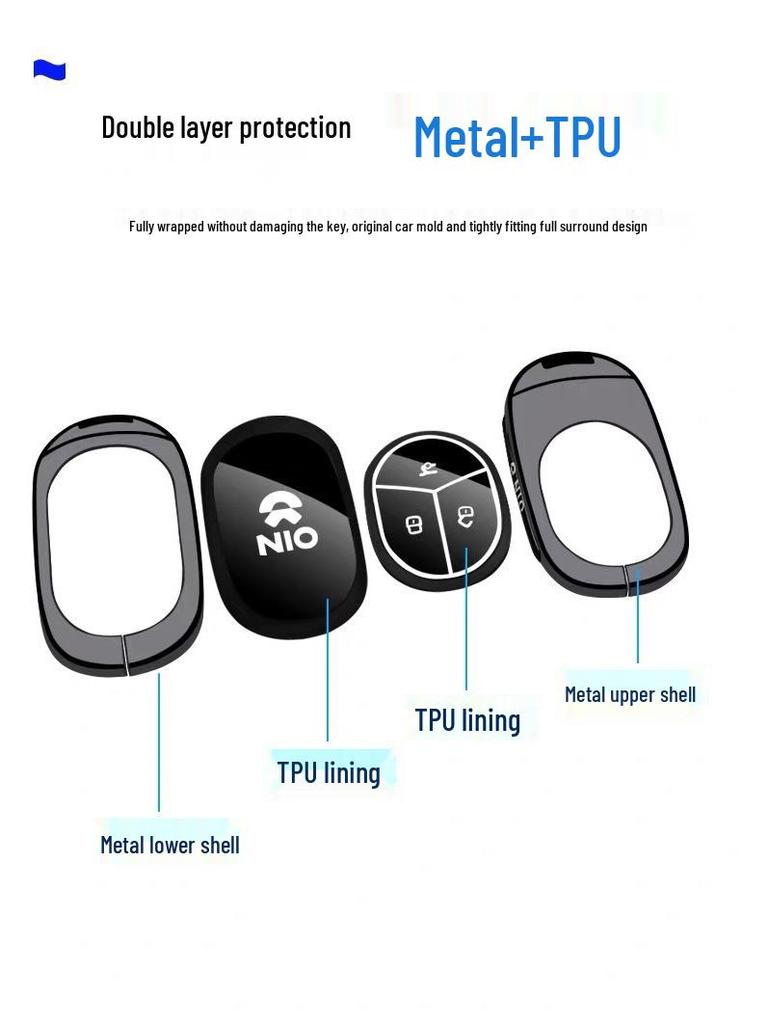 NIO ET9/ES8 Key Case - Protective Shell for Car Remote Control 2025/2026 Model.
