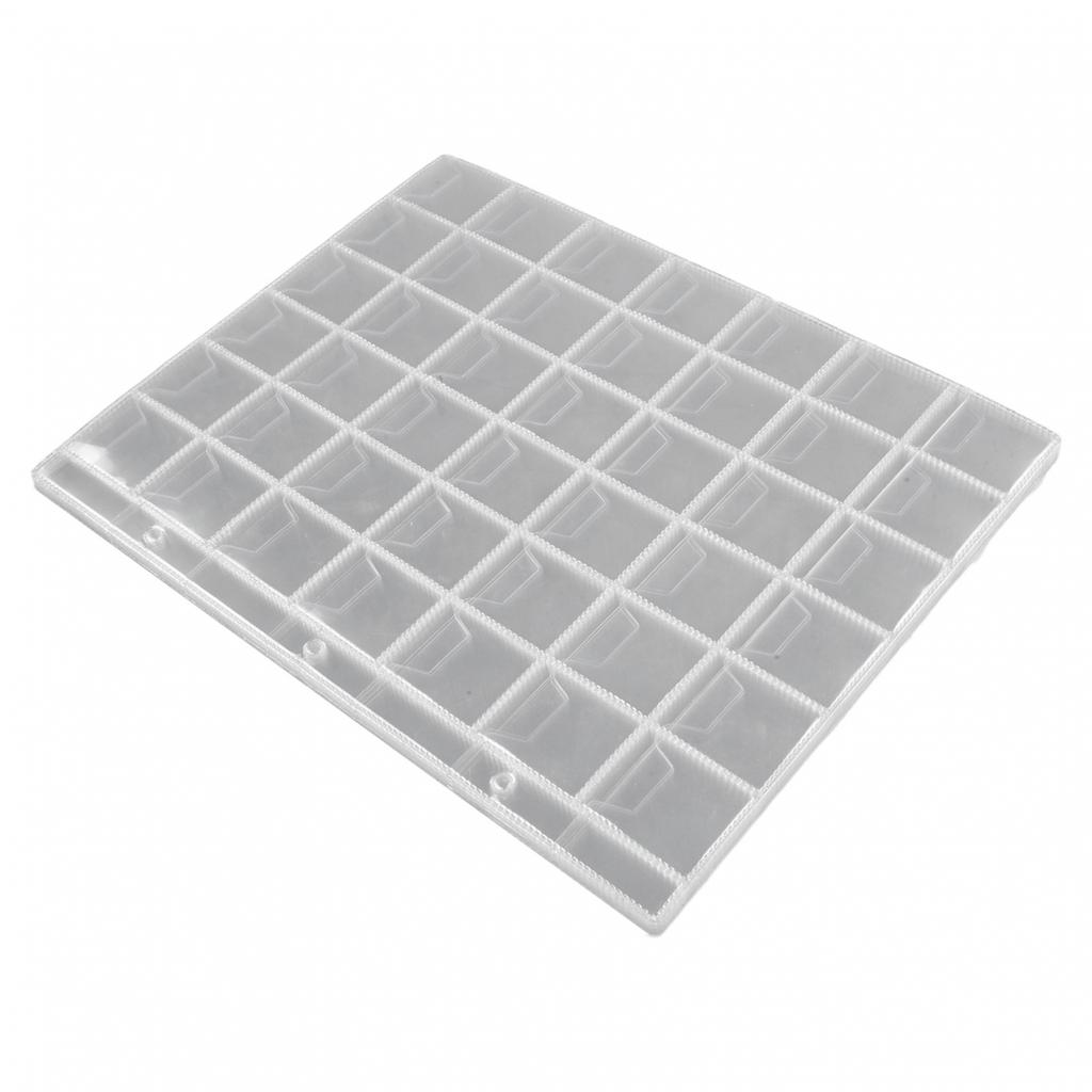 Coin Collection Storage 10 Clear Plastic Wallet Sheets 42 Pocket Holders
