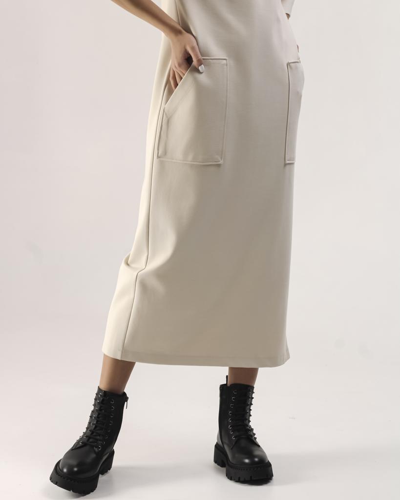 Klänning Mira Mia 246015 36 mjölkig