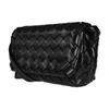 Bottega Veneta Classic Woven Leather Shoulder Bag Women bags Black 609412VCPP58648
