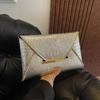 Fashi Crocodile Pattern Envelope Clutch Women's Handbags For Gifts, Designer Casual Ladies Purses Phe Pocket