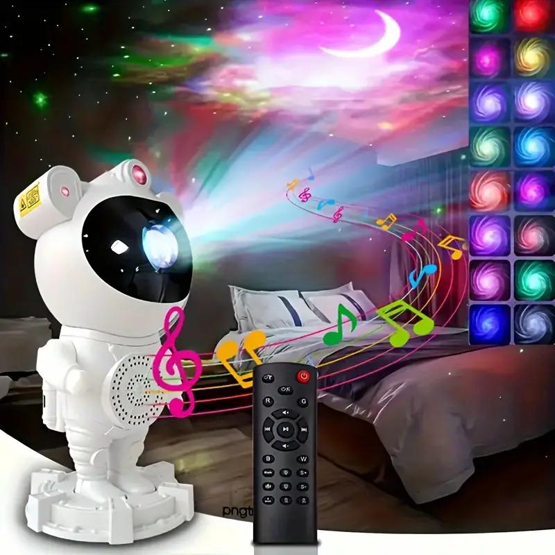 Proiettore LED Wi-Fi per cielo stellato, proiettore di stelle intelligente, luce notturna per galassia, dimmer/controllo vocale/connessione Wi-Fi/timer, decorazione per camera da letto, regalo di Nata