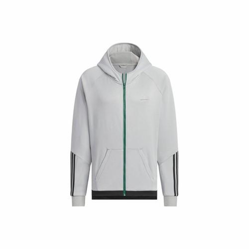 adidas BASKETBALL FW24 Hooded Zip Fashion Versatile Jacket for Men, Gray S серый
