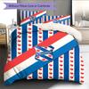 SC Heerenveen Pattern Bedding Quilt Set  Home Decoration  Gift (1 * Duvet Cover + 2 * Pillowcase  Without Core).xwn